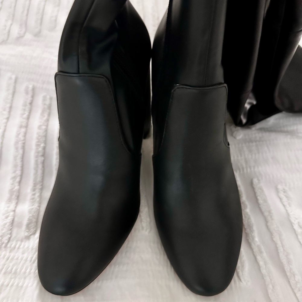 Aldo Sleek Black Over the Knee Boots Size 7.5 NWOT - Picture 4 of 7